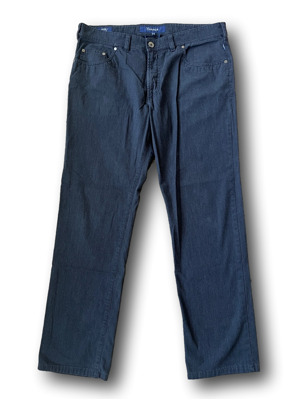 Atelier Gardeur Men’s Nigel 1 Regular Fit Charcoal Straight Leg Woven Pant 38x32